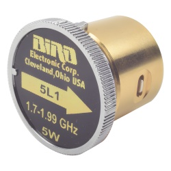 BIRD TECHNOLOGIES 5L1 Elemento de 5 Watt en linea 7/8" para Wattmetro BIRD 43 en Rango de Frecuencia de 1700-1990 MHz.