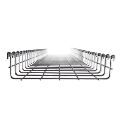 CHAROFIL CH-54-250EZ Charola Tipo Malla 54/250 mm Acabado Electro Zinc Hasta 215 Cables Cat6 Tramo de 3 Metros