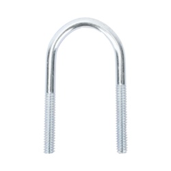 CHAROFIL CH-ABR-U-25 Abrazadera tipo U de 1" con acabado Electro Zinc no incluye tuercas y arandelas