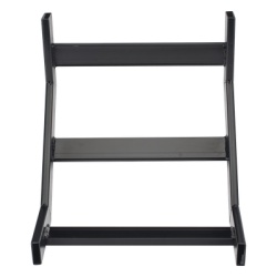 CHAROFIL CHCVIT1X12EPK (CHCVIT1X12EPK) CURVA VERTICAL INTERIOR TUBULAR 1.5 DE PERALTE X 12 ANCHO PINT EPOx COLOR NEGRO INCLUYE COPLes y tornilleria