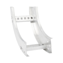 CHAROFIL CHVI908R8X6AK Curva Vertical Interior de Aluminio de 90Â° Perfil Z / Peralte 3 1/4" / Ancho 6" / Radio 8" / Incluye Tornilleria
