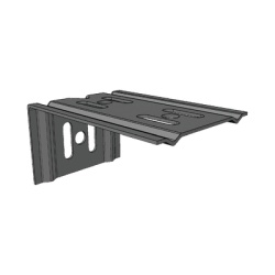 CHAROFIL ML-MEC-100EZ Mensula Para MallaFils para montaje en pared para anchos de charola de 100 mm con acabado electrozinc