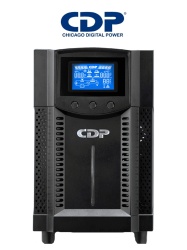 CHICAGO DIGITAL POWER CDP433044 CDP UPO11-1 AX- UPS Online de 1000VA/ 1000W / 6 Terminales de salida / 2 son programables / Pantalla LCD / Entrada para banco de baterias / Respaldo 5min a carga compl