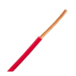 COBRA WIRE & CABLE TXL-14-19-2 Bobina de 304.8 Metros (1000 Pies) de Cable Automotriz TXL 14 Color Rojo / Conductor 19/27 Cobre Desnudo / Aislamiento Polietileno Reticulado (XLPE) / Voltaje 50V / Temp
