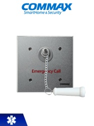 COMMAX 29094 COMMAX ES420 - Boton de emergencia con cadena para sistema de llamado de enfermeria / Uso en regaderas con proteccion contra agua / Conexion con JNS4CS a 2 hilos / Activa luz de corredo