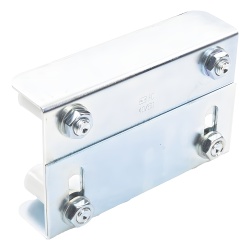 COMUNELLO 1130-6005-001 Guia Superior Ajustable Para Puertas Corredizas Con 4 Rodillos de 30 mm