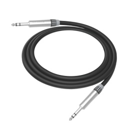 COSMICONN CMC-PS-PS-L-3M Cable de Audio Estéreo / Plug 1/4 in a Plug 1/4 in / Conectores Seetronic / Triple Blindaje / Longitud 3 m (9.8 ft) / Carcasa Cromada - Img 3