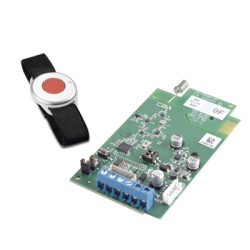 CROW FW-TRANS-9F-B Kit de Transceptor Inalambrico 916MHz. 2 Vias y Boton de Panico compatible con panel Crow