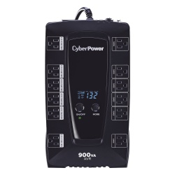 CYBERPOWER AVRG900LCD UPS de 900 VA/480 W Topologia Linea Interactiva Entrada 120 Vca NEMA 5-15P Tipo Gabinete Compacto Con 12 Tomas NEMA 5-15R