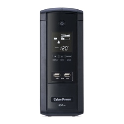 CYBERPOWER BRG850AVRLCD5Y UPS de 850 VA/510 W Topologia Linea Interactiva Entrada 120 Vca NEMA 5-15P Tipo Torre Con 10 Tomas NEMA 5-15R 5 anos de garantia