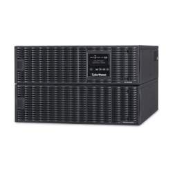 CYBERPOWER OL10KRTHW UPS de 10000 VA/10000 W Online Doble Conversion 200 - 240 Vac de Entrada 200 - 240 Vac de Salida Terminal Hardwired Onda Senoidal Pura Torre o Rack de 6 UR Con 3 Tomas NEMA L6-30R