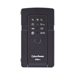 CYBERPOWER RT650 UPS de 650 VA/400 W Topologia Standby Compacto Entrada 120 Vca NEMA 5-15P Con 3 Tomas Respaldo/Proteccion y 3 Tomas Solo Proteccion NEMA 5-15R