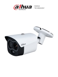 DAHUA DHT0030146 DAHUA DHI-TPC-BF1241-B7F8-DW-S2 Mini camara tipo bala IP termica de 4MP con IA: deteccion de calor clasificacion de personas/vehiculos deteccion de humo y llamas. Fusion de imagen d