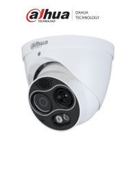 DAHUA DHT0040126 DAHUA TPC-DF1241-B2F2-DW-S8 -Camara IP Dual Termica/ Lente Termico de 2mm (256192) / Lente Visible de 2mm y 4 Megapixeles/ Eureka/ IA con Deteccion de Calor Fumadores Vehiculos y Pe