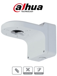 DAHUA DHT0430068 DAHUA PFB206W - Brazo de pared para camaras domo DAHUA / Construido en aleacion de aluminio / Diseno elegante / Color blanco / Capacidad de carga 15Kg /