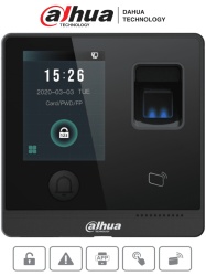 DAHUA DHT0680003 DAHUA ASI1212F-D - Control de Acceso Touch/ 3 000 Huellas/ 30 000 Tarjetas ID/ 30 000 Passwords/ 150 000 Registros/ Apertura Remota desde APP/ Tiempo de lectura de 1.5 s/ TCP/IP/ E&S