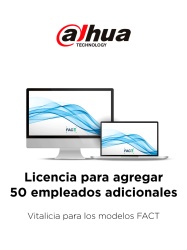 DAHUA DHT0820009 DAHUA TITANIUM - Licencia para agregar un bloque de 50 empleados adicionales / Vitalicia para los modelos FACT