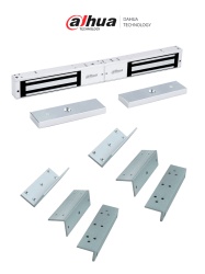 DAHUA DHT0840005 DAHUA PAQASF280D- Kit Chapa Magnetica ASF280B con Soporte ZL ASF500ZL 280 Kg ( 600 Lb) por lado Para Control de Acceso
