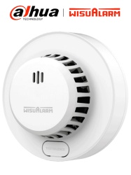 DAHUA DHT1440029 DAHUA WISUALARM DHI-HY-SA13A - Detector de humo Standalone (Autonomo) Sonido de alarma de 85dB Cuenta con un boton de prueba y silencio Bateria reemplazable Cobertura de 20-40 m