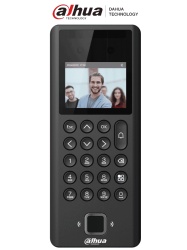 DAHUA DHT6670008 DAHUA ASI3204E - Control de acceso y Asistencia con reconocimiento facial / Pantalla de 2.4" / 1 000 Usuarios / 1 000 Contrasenas / 3 000 tarjetas Mifare / 3 000 Huellas / 50 Adminis