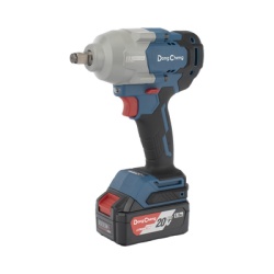 DONG CHENG DCP-B698-FK Llave de Impacto Inalambrica de 20 V incluye 2 Baterias de 5.0 AH Cargador y Estuche plastico.