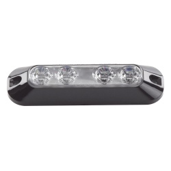 ECCO ED3704-A Luz Perimetral 4 LEDs Ultra Brillantes color Ambar