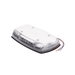 ECCO X-5590CB Mini Barra de Luces Ultra Brillante color domo claro LED azul Ideal para Seguridad Privada