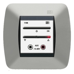 EGI AUDIO SOLUTIONS 110610 Modulo De Entrada Para Senal De Audio Auxiliar Con Encendido/Apagado Y Regulacion De Volume Color Blanco