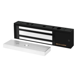 ENFORCER SECOLARM E941SB1K2PQ Chapa Magnetica 1200 Lbs / En Color Negro / Con Sensor De Adherencia / Led De Estatus / Alimentacion 12/24 Vdc Ajustable / Libre de Magnetismo Residual