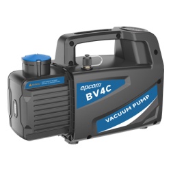 EPCOM BV-4C Bomba de Vacio General BV4C / Vacio Final 150 Micrones / Caudal 4 CFM (114 L/min) / Potencia 1/4 HP / Diseno Anti-Retroceso de Aceite / Montaje Superior del Motor / Valvula Antirretorno In