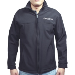 EPCOM CHAMEPCHNXS Elegante Chamarra para Caballero Color Negro Fabricada en Poliester Dry Fit Impermeable
