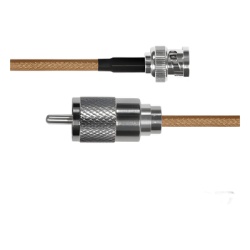 EPCOM INDUSTRIAL SBNC-142-UHF-110 Cable RG142 con conectores BNC Macho / UHF Macho.