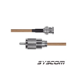 EPCOM INDUSTRIAL SBNC-142-UHF-60 Cable RG-142/U con conectores BNC Macho / UHF Macho.
