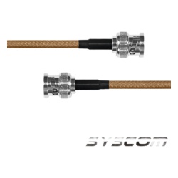 EPCOM INDUSTRIAL SBNC142KBNC60 Jumper con Cable LP142 de 60 cm (23.62 pulgadas) con Conectores BNC Macho a BNC Macho.