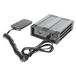 EPCOM INDUSTRIAL SIGNALING X100S Sirena Vehicular de 100W de Potencia Con Controlador Unimando Para Tonos 2 Salidas Auxiliares y Microfono