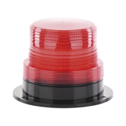 EPCOM INDUSTRIAL SIGNALING X127R Burbuja Brillante de Larga Vida Util con 8 LEDs Color Rojo Domo Rojo 110 Vca