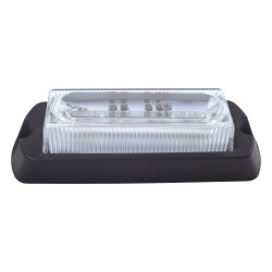 EPCOM INDUSTRIAL SIGNALING X13A Luz Auxiliar Ultra Brillante X13 de 4 LEDs color Ambar con mica transparente.