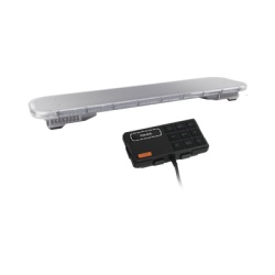 EPCOM INDUSTRIAL SIGNALING X75RB Barra de luces LED de 46" Rojo/Azul De 132 LEDs Sirena Bocina y Controlador Incluido Ideal para Equipar Unidades de Seguridad Publica