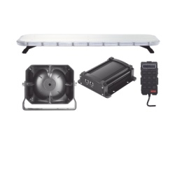 EPCOM INDUSTRIAL SIGNALING X75RBASKITF Kit basico para equipamiento de unidades de Seguridad Publica con Sirena Mono-mando