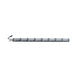 EPCOM INDUSTRIAL SIGNALING XLL127BH8A Barra de Luz de Advertencia con 8 Modulos Ambar ideal para el direccionamiento de trafico