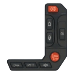 EPCOM INDUSTRIAL SIGNALING XMTHA01 Controlador Ergonomico ideal para motocicletas