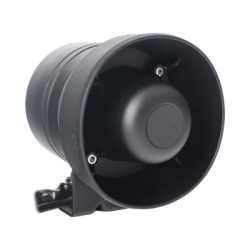 EPCOM INDUSTRIAL SIGNALING XYD50 Sirena/Bocina Compacta Para Motocicleta de 50 Watts Incluye Controlador