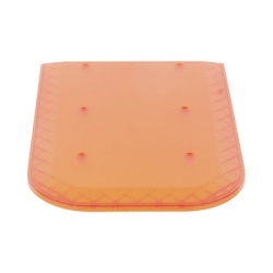 EPCOM INDUSTRIAL SIGNALING Z67-DLA Domo lateral de reemplazo para barra de luces X67A color ambar