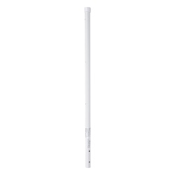 EPCOM INDUSTRIAL SYS-POST-ESQ-3W Poste de Esquina de 0.8m para Cerca Electrificada. Tubo Galvanizado cal. 18 de 1"Diam. con Tapon ideal para 3 Aisladores.