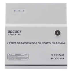 EPCOM POWERLINE AC-PS-T12-05 Fuente de Alimentación Regulada / 11-15 Vcc / 5 A / Respaldo con Batería Externa / Temporizador 0-45 s / Entrada Universal 96-264 Vca - Img 2