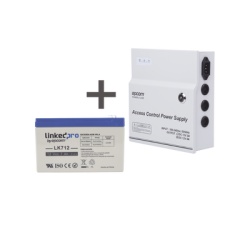 EPCOM POWERLINE ACPST1205/K Fuente de Alimentación Regulada / Salida 11-15 VCC @ 5A / Entrada Universal 96-264 VCA / Batería de Respaldo 12V 7Ah / Temporizador 0-45 s