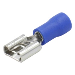 EPCOM POWERLINE AE55095 Terminal Hembra Aislada / 16-14 AWG / Conector 0.250" (6.35 mm) / Estilo Push-On / Paquete 25 Piezas