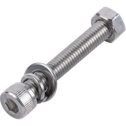 EPCOM POWERLINE EPL-BOLTS-60 Tornillo de Acero Inoxidable / M8 x 60 mm / Montaje Fotovoltaico / Resistente a Corrosión / Acabado Pulido