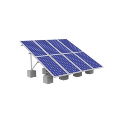 EPCOM POWERLINE EPL-GM01-2X4V2 Montaje para Panel Solar Riel de 2100mm para Modulos con Espesor de 40mm Velocidad de Viento Max. 151km/h