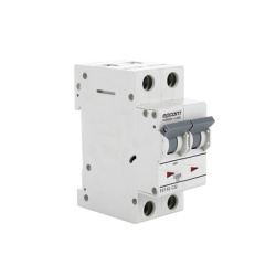 EPCOM POWERLINE FE763 Proteccion Termica/ Interruptor 2P 32A Corriente Alterna 400 V CA para Aplicacion Fotovoltaica Montaje Riel DIN